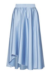 Nissa Spódnica midi F12134 Błękitny Regular Fit. Kolor: niebieski. Materiał: bawełna #5