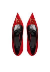 Elisabetta Franchi Szpilki SA59L61E2 Czerwony. Kolor: czerwony. Materiał: zamsz, skóra. Obcas: na szpilce #6