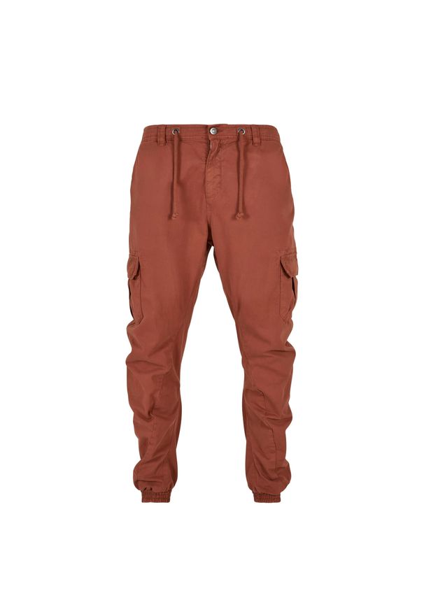 Urban Classics - Męskie Spodnie Cargo. Kolor: żółty, pomarańczowy, wielokolorowy
