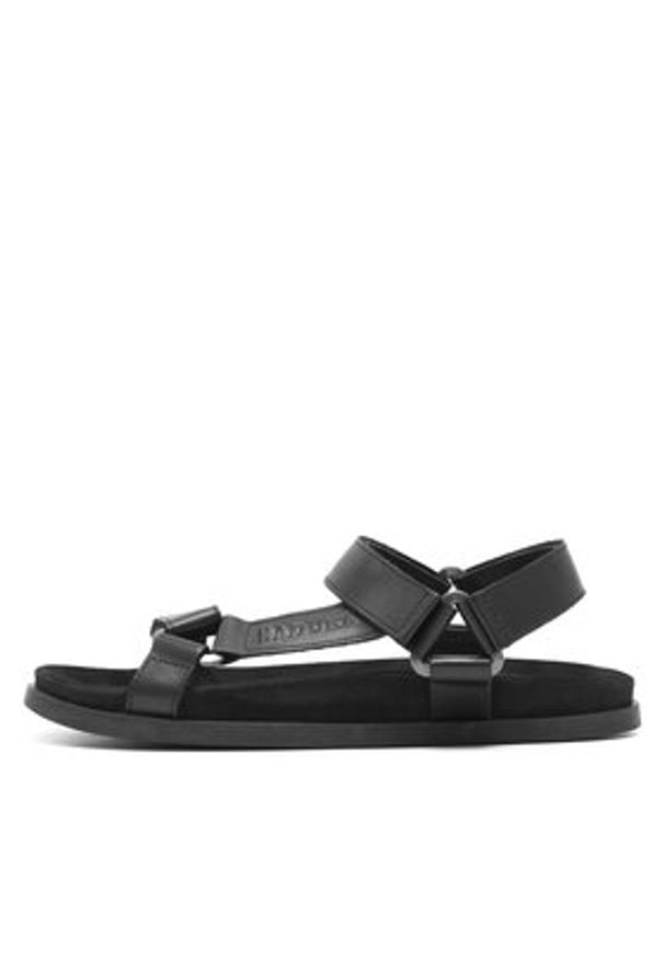 Badura Sandały FRANKIE-21 MB Czarny. Kolor: czarny. Materiał: skóra