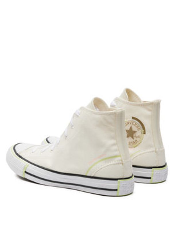 Converse Trampki Chuck Taylor All Star Color Pop Hi A07592C Beżowy. Kolor: beżowy. Materiał: materiał
