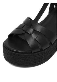 Badura Espadryle EO-AMARI-LT0228-26-805 Czarny. Kolor: czarny. Materiał: skóra #4