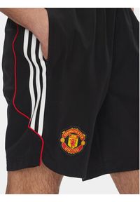 Adidas - adidas Szorty sportowe Manchester United UBP JF0369 Czarny Regular Fit. Kolor: czarny. Materiał: syntetyk #5