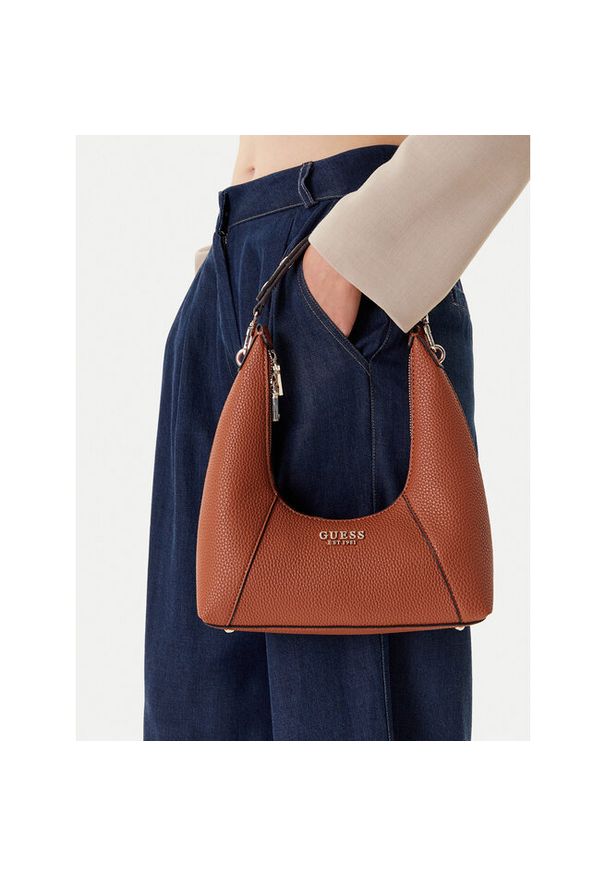 Torebka Guess. Kolor: brązowy