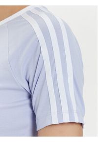 Adidas - adidas T-Shirt 3-Stripes Baby IP0658 Fioletowy Slim Fit. Kolor: fioletowy. Materiał: bawełna #6