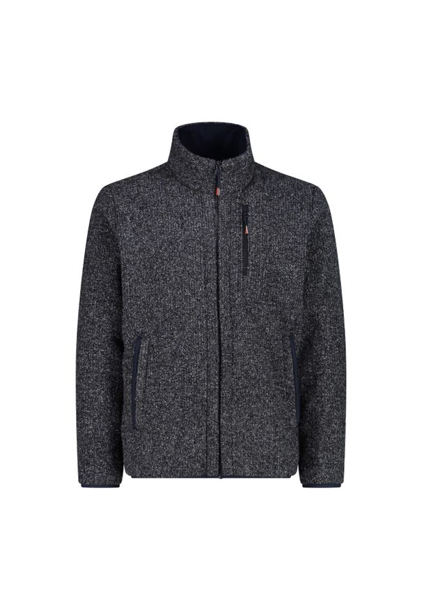 Bluza męska turystyczna CMP 32M1827. Kolor: niebieski. Materiał: polar. Sport: turystyka piesza