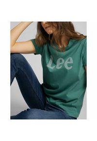 Lee - LEE TEE DAMSKI T-SHIRT EVERGREEN L43DEHO 112140088 #4