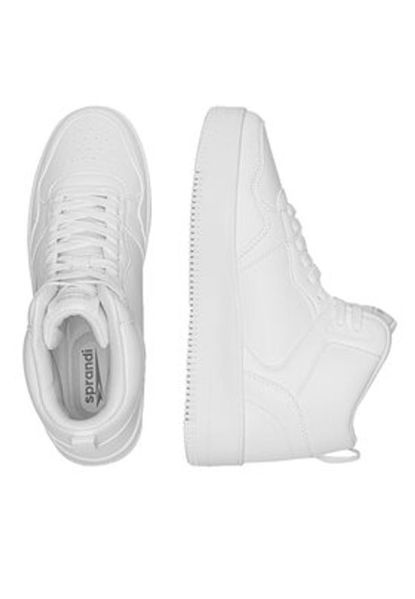 Sprandi Sneakersy WP-V12-792 Biały. Kolor: biały. Materiał: skóra