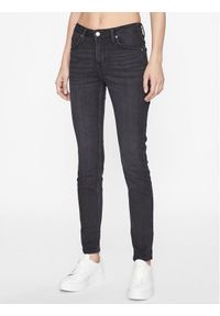 Lee Jeansy 112341963 Czarny Skinny Fit. Kolor: czarny