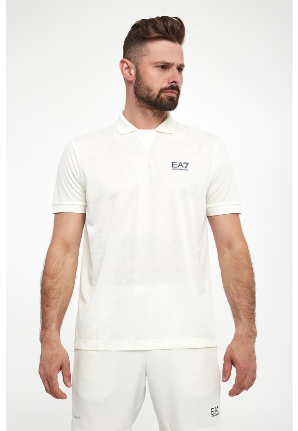 EA7 Emporio Armani - Polo męskie EA7 EMPORIO ARMANI. Typ kołnierza: polo