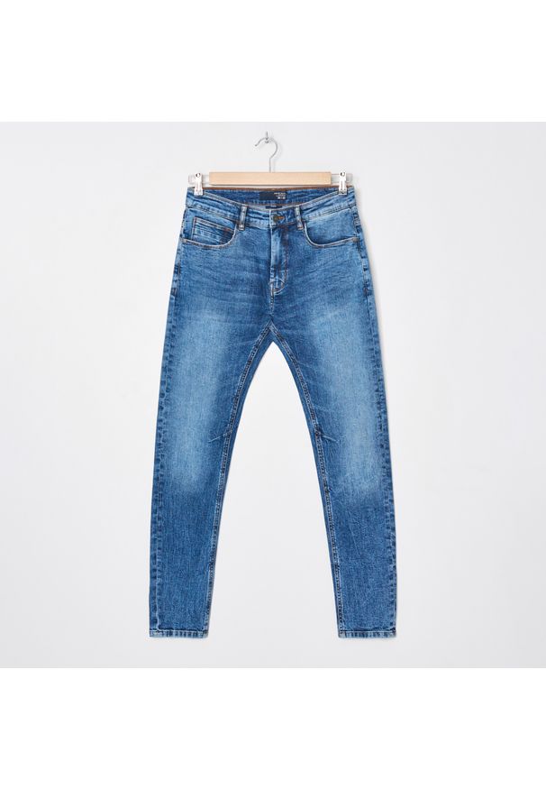 House - Jeansy skinny - Niebieski. Kolor: niebieski