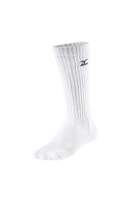 Mizuno - Skarpety Siatkarskie Unisex Dla Dorosłych. Kolor: biały. Sport: turystyka piesza