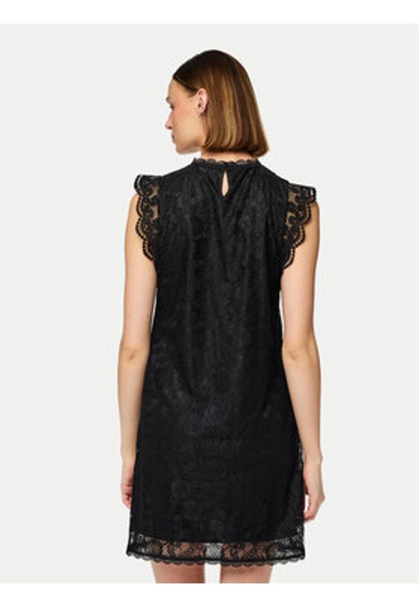 Pieces Sukienka codzienna Olline 17146419 Czarny Regular Fit. Okazja: na co dzień. Kolor: czarny. Materiał: syntetyk. Typ sukienki: proste. Styl: casual