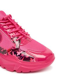 Versace Jeans Couture Sneakersy 79VA3SC7 ZSC80 U70 Bordowy. Kolor: czerwony. Materiał: materiał #3