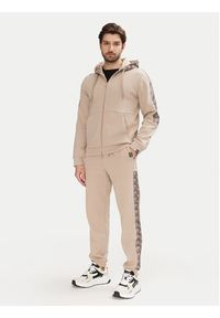 EA7 Emporio Armani Spodnie dresowe 7M000216 AF12660 U6155 Beżowy Regular Fit. Kolor: beżowy. Materiał: syntetyk, bawełna #5