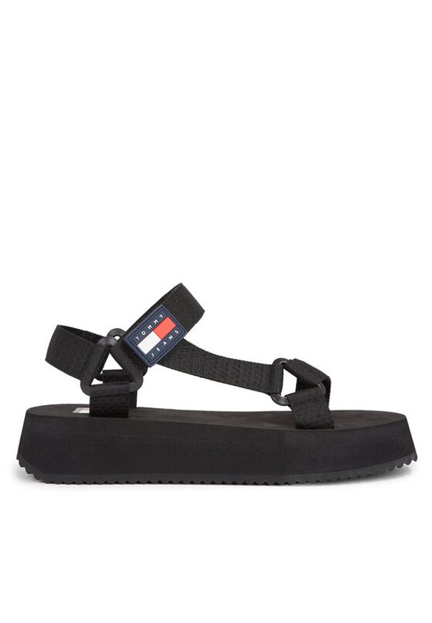 Tommy Jeans Sandały Tjw Eva Sandal EN0EN02466 EN0EN02466 Czarny. Kolor: czarny. Materiał: materiał