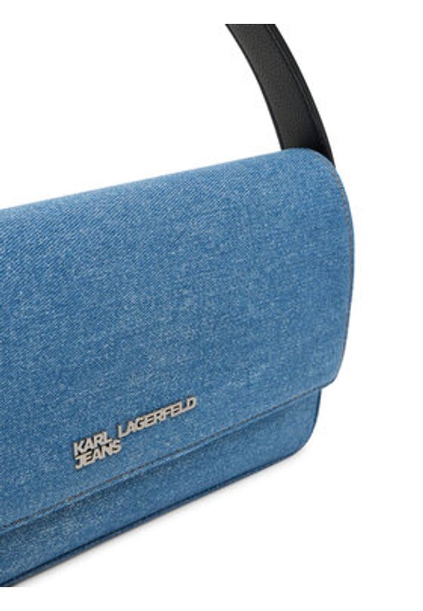 Karl Lagerfeld Jeans Torebka A3W30326 Niebieski. Kolor: niebieski