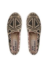 Manebi Espadryle Raffia Pattern Double Sole Espadriles G 5.2 D0 Beżowy. Kolor: beżowy