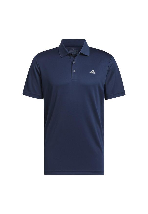 Adidas - Koszulka Adi Performance Polo. Typ kołnierza: polo. Kolor: niebieski. Materiał: materiał. Styl: sportowy