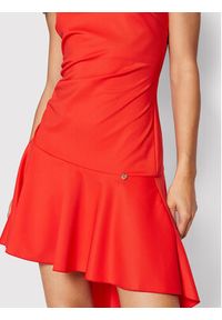 Rinascimento Sukienka koktajlowa CFC0107564003 Czerwony Slim Fit. Kolor: czerwony. Materiał: syntetyk. Styl: wizytowy #3