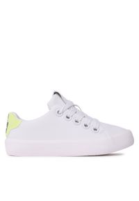 Reima Sneakersy Peace Low-Top 5400073A Biały. Kolor: biały. Materiał: skóra