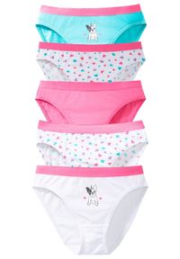 bonprix - Figi (5 par), bawełna organiczna. Kolor: niebieski. Materiał: bawełna #1