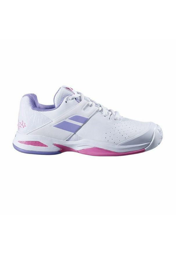Buty dziecięce do tenisa Babolat Prop All Court. Kolor: biały. Sport: tenis
