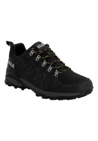Buty trekkingowe męskie Jack Wolfskin Refugio Texapore Low. Kolor: czarny, szary, wielokolorowy, żółty. Materiał: guma, syntetyk, materiał. Sport: turystyka piesza #2