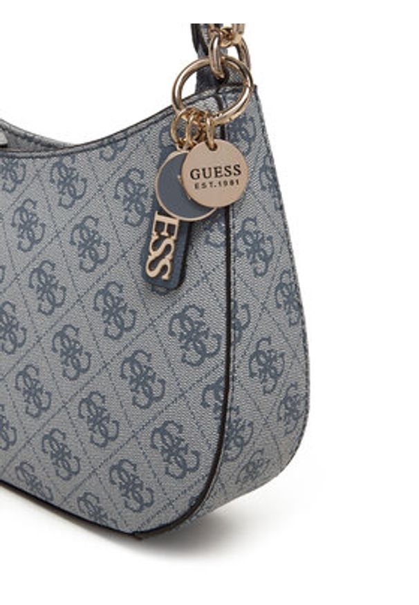 Guess Torebka Noelle II HWBG96 72180 Niebieski. Kolor: niebieski. Materiał: skórzane