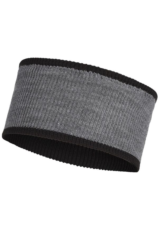 Opaska na głowę dla dorosłych Buff CrossKnit Headband. Kolor: wielokolorowy, czarny, szary. Materiał: akryl