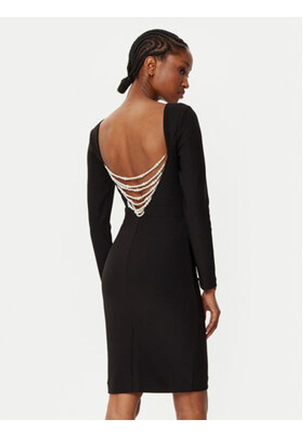 Marciano Guess Sukienka koktajlowa 5RGK32 6869Z Czarny Bodycon Fit. Kolor: czarny. Materiał: syntetyk. Typ sukienki: bodycon. Styl: wizytowy