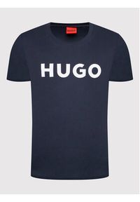 Hugo T-Shirt Dulivio 50467556 Granatowy Regular Fit. Kolor: niebieski. Materiał: bawełna #3