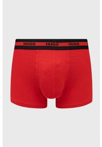 Hugo - HUGO bokserki (2- pack) męskie kolor czerwony. Kolor: czerwony