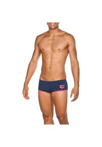 Szorty Kąpielowe Arena One Biglogo Low Waist Short. Kolor: niebieski. Materiał: materiał #1