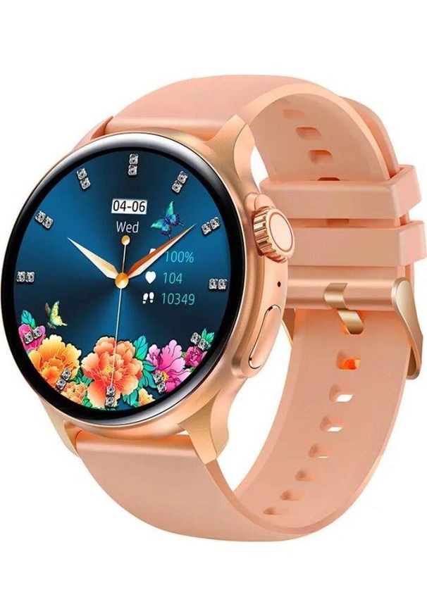 Smartwatch Rubicon SmartWatch Rubicon RNCF12 różowy BT Call Amoled. Rodzaj zegarka: smartwatch. Kolor: różowy