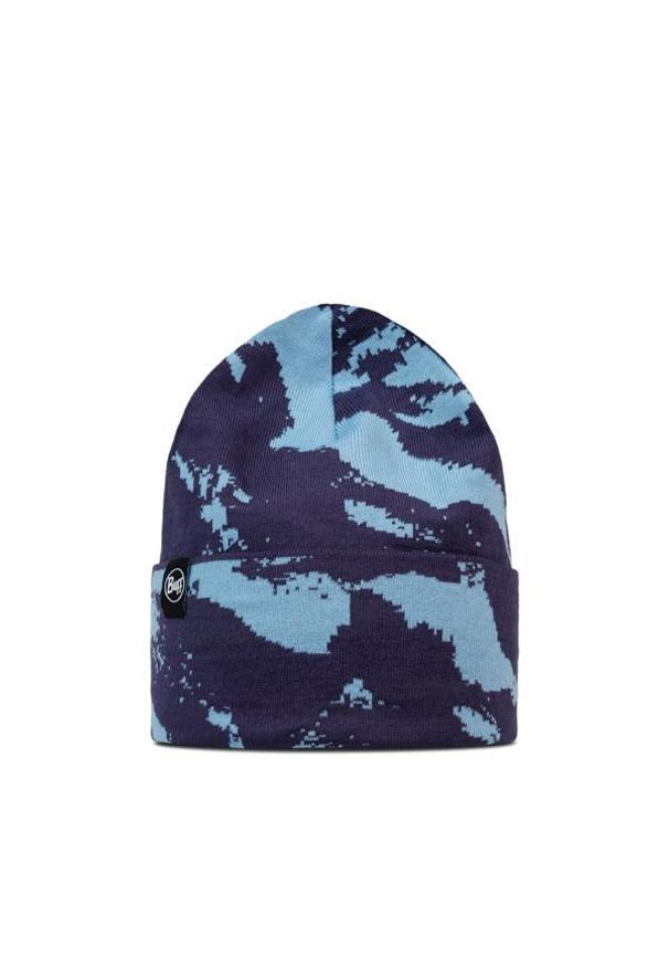 Buff - Bandana BUFF KNITTED BEANIE ERLAN MIDNIGHT NAVY. Kolor: niebieski. Sezon: zima. Styl: sportowy