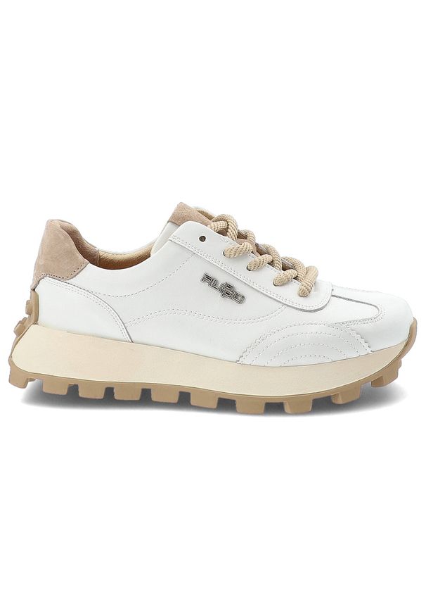 Białe Sneakersy Filippo Wygodne Buty Damskie Na Platformie. Okazja: na co dzień, na spacer. Zapięcie: sznurówki. Kolor: biały. Materiał: jeans. Szerokość cholewki: normalna. Sezon: wiosna, lato. Obcas: na platformie. Sport: turystyka piesza