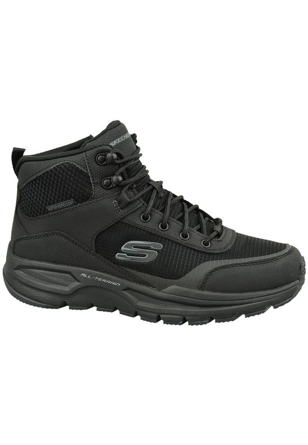 skechers - Buty trekkingowe męskie Skechers Escape Plan 20. Wysokość cholewki: za kostkę. Zapięcie: sznurówki. Kolor: wielokolorowy. Materiał: materiał, syntetyk, tkanina. Szerokość cholewki: normalna