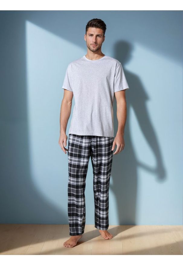 Sinsay - Piżama dwuczęściowa - szary. Kolor: szary. Długość: krótkie