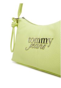 Tommy Jeans Torebka Metal Logo Shoulder Bag AW0AW18468 Zielony. Kolor: zielony. Materiał: skórzane #3