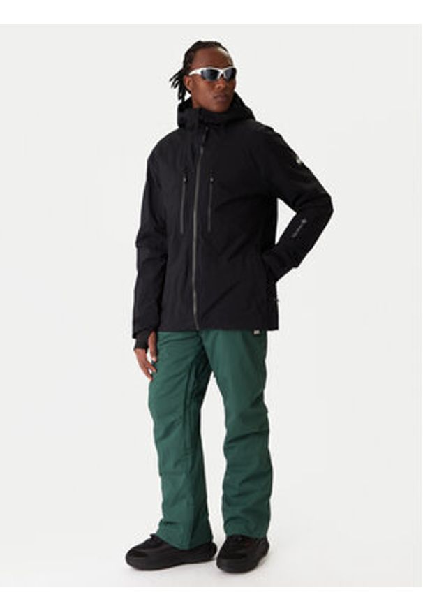 Quiksilver Kurtka snowboardowa Pro Path Stretch Goretex Jk EQYTJ03508 Czarny Modern Fit. Kolor: czarny. Materiał: syntetyk. Technologia: Gore-Tex. Sport: snowboard