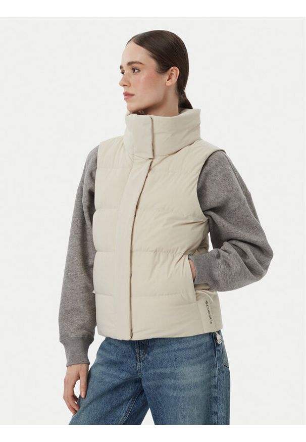 columbia - Columbia Bezrękawnik Amaze Puff™ 2164724 Beżowy Regular Fit. Kolor: beżowy. Materiał: syntetyk. Długość rękawa: bez rękawów