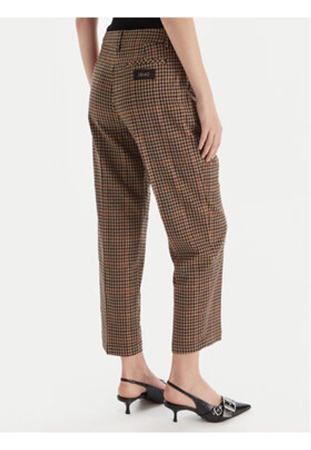 Liu Jo Spodnie materiałowe MF5157 T4335 P9002 Brązowy Regular Fit. Kolor: brązowy. Materiał: syntetyk