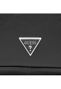 Guess Saszetka Cestosa Saffiano Smart HMECSA P3229 Czarny. Kolor: czarny. Materiał: skóra