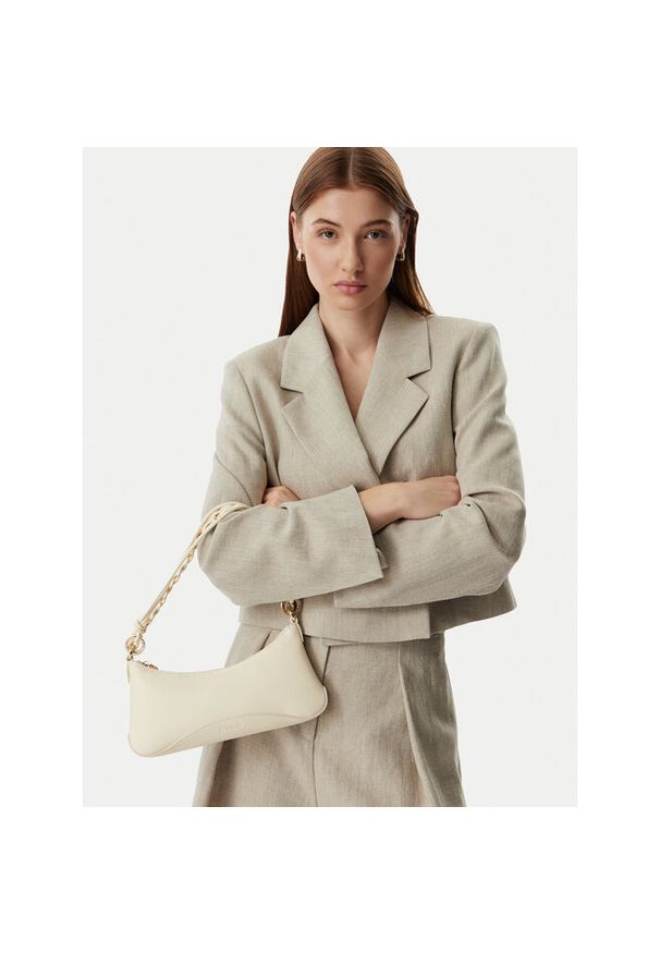 Hugo - Torebka HUGO. Kolor: kremowy