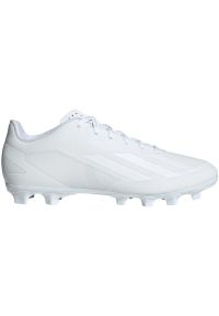 Adidas - Buty piłkarskie adidas X Crazyfast.4 FxG GY7432 białe. Zapięcie: sznurówki. Kolor: biały. Szerokość cholewki: normalna. Sport: piłka nożna #5