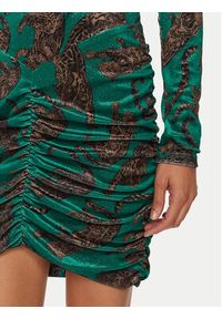 Just Cavalli Sukienka codzienna 77PAO920 Zielony Slim Fit. Okazja: na co dzień. Kolor: zielony. Materiał: syntetyk. Typ sukienki: proste. Styl: casual #4