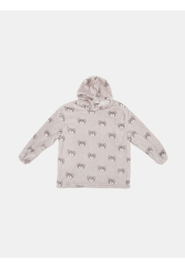 Sinsay - Bluza snuddie - beżowy. Kolor: beżowy