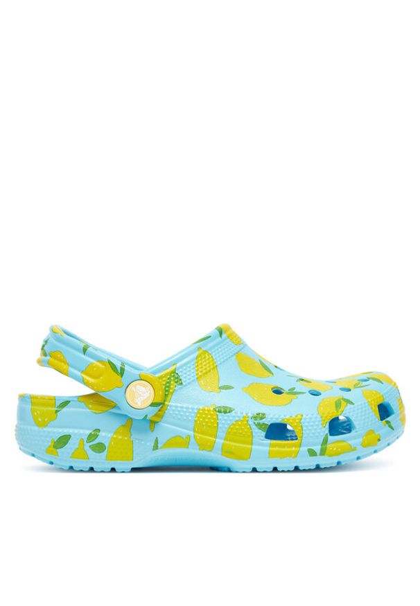 Crocs Klapki Classic Fresh Fruits Clog 211008 Niebieski. Kolor: niebieski