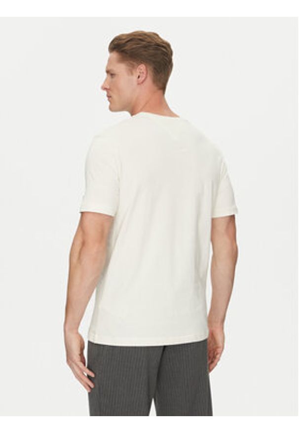 TOMMY HILFIGER - Tommy Hilfiger T-Shirt Color Photo Print MW0MW38615 Beżowy Regular Fit. Kolor: beżowy. Materiał: bawełna. Wzór: nadruk